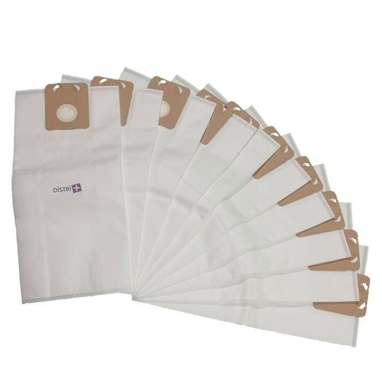 Lot De 10 Sacs Aspirateur Pour Nilfisk - Compatible VP300, GD1000 Et Séries Famille, Double Filtration, Neufs En Vrac
