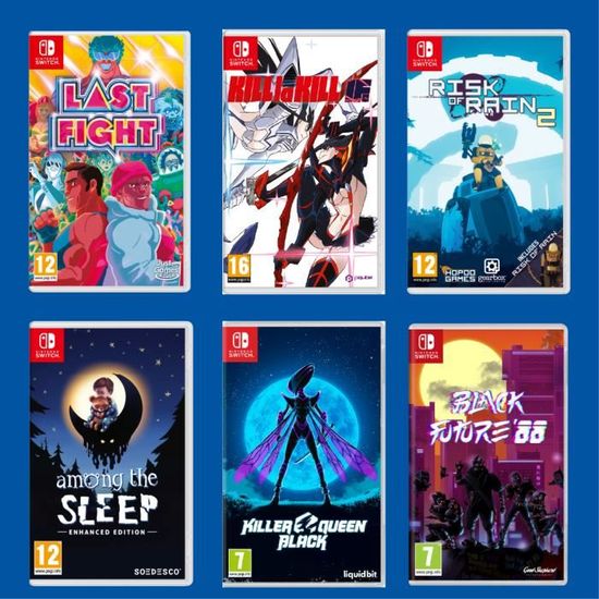 Collection 6 jeux Nintendo Switch 1