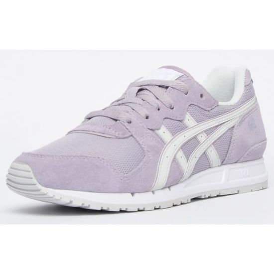Asics Tiger Gel Movimentum Femmes Baskets En Cuir Suede Violet Cdiscount Chaussures