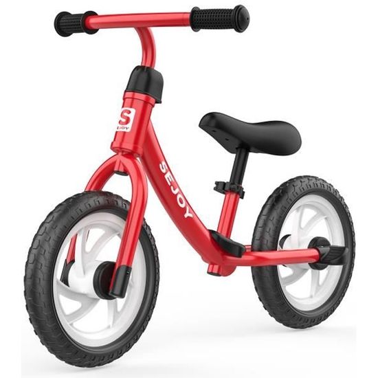 SEJOY Draisienne Enfant Velo Sans Pedales Pour Enfants de 2 a 6 Ans Selle Hauteur Reglable Structure en Acier