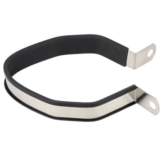 Collier Échappement FIGFYOU 50mm - Bande Serrage Acier Inoxydable Universel 2 Pouces - Anti-Fuites