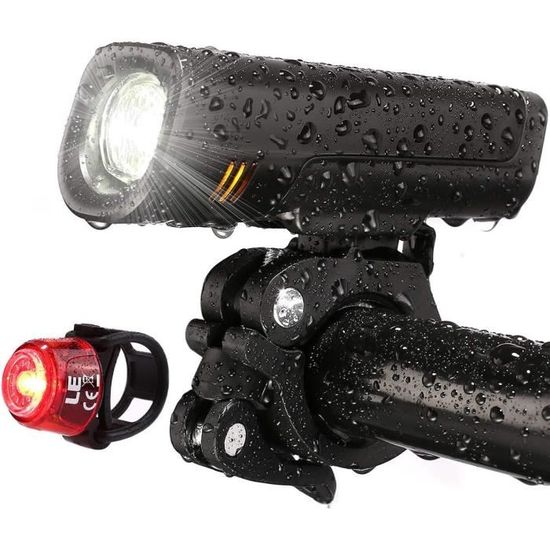Feu avant de vélo rechargeable par USB, 4 modes, phare de vélo, lampe Feu avant de vélo rechargeable par USB, 4 modes, phare de vélo, lampe