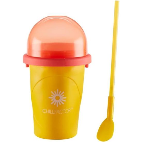 BANDAI CHILLFACTOR CO07953 - Jouet de cuisine - Machine à granité avec gobelet réutilisable et paille incluse - Jouet familial - Parfait pour les cadeaux