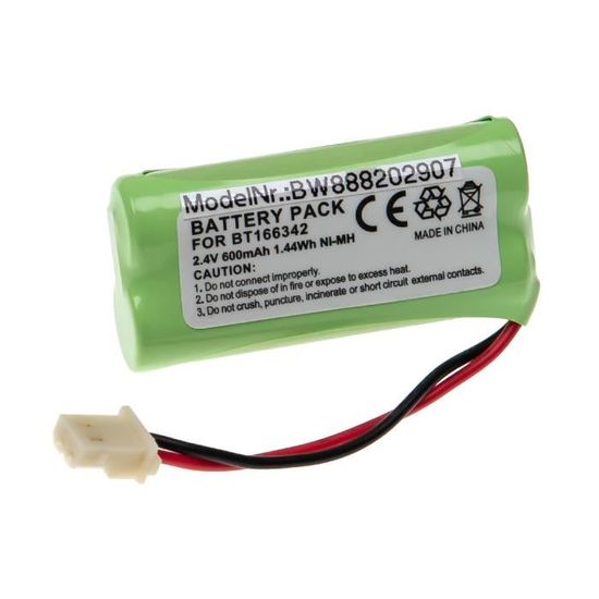 Vhbw Batterie compatible avec V-Tech CS64295, CS6429-5, CS6449, CS64492,  CS6449-2, CS64493 téléphone fixe sans fil (600mAh, 2,4V, - Cdiscount  Téléphonie