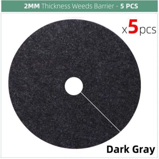 20 Anneaux De Paillage Non Tissés – Diamètre 25 Cm, Protection Anti-mauvaises Herbes Pour Arbres Et Plantes - 11