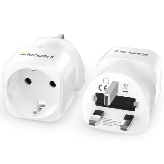 2X Adaptateur Prise USA Americaine Canada, Adaptateur Voyage Adaptateur 2X Adaptateur Prise USA Americaine Canada, Adaptateur Voyage Adaptateur