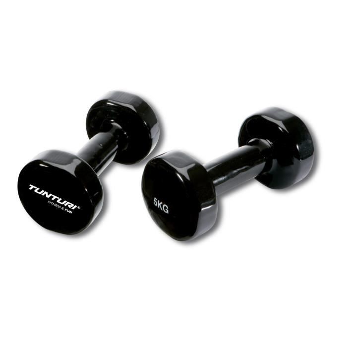 TUNTURI Haltères Vinyl 5 Kg