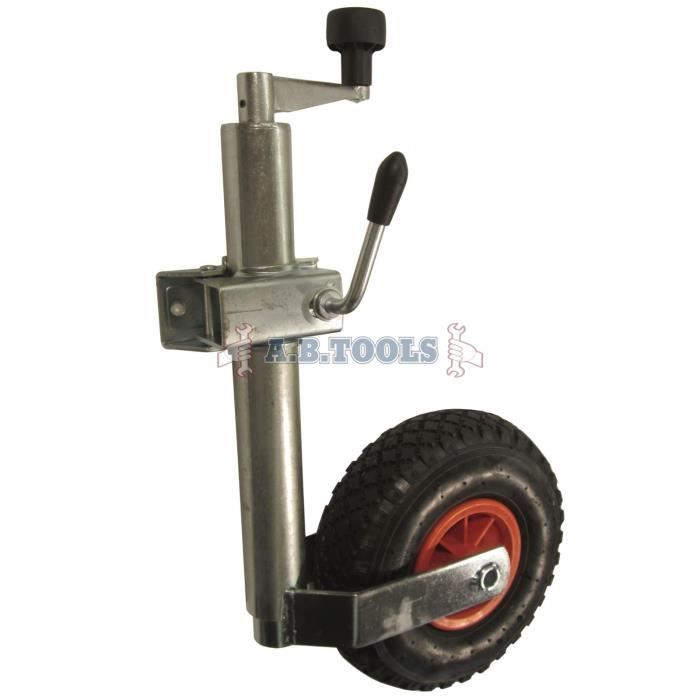 Roue jockey pneumatique robuste et le collier (48MM)TR005
