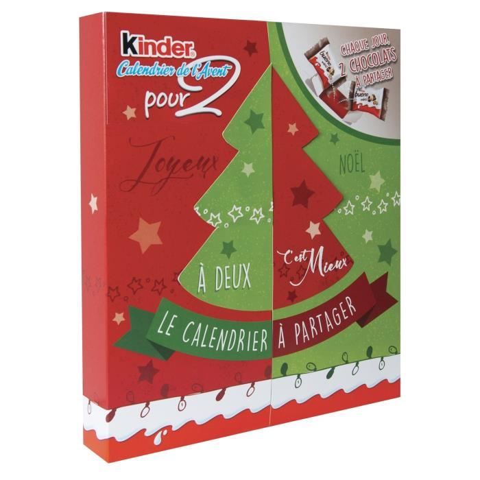 Calendrier de l'avent pour 2 KINDER 308gr