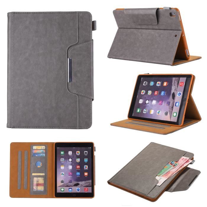 Coque pour Apple iPad 9,7- Retina WiFi - 6ème Génération, Housse avec étui de protection auto réveil / sommeil