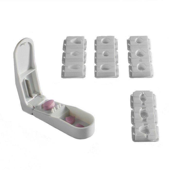 Coupe médicaments Blanc