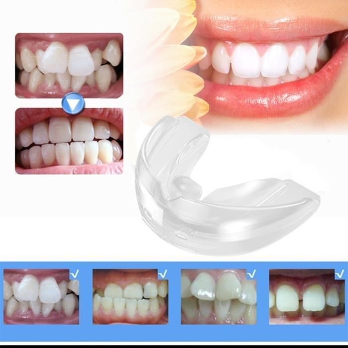 kit d'athlétisme Dispositif de retenue du système de dents droites orthodontiques transparentes avec boîte pour adolescents et