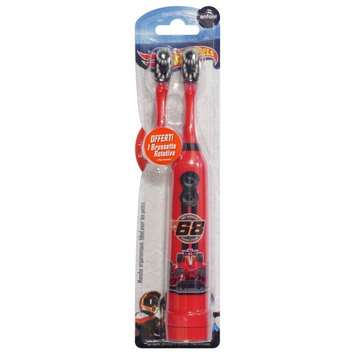 TINOKOU Brosse à dents électrique Hot Wheels