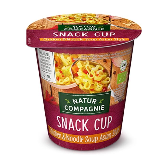 Natur Compagnie+Soupe instantanée aux nouilles d'Asie avec poulet biologique 55 g