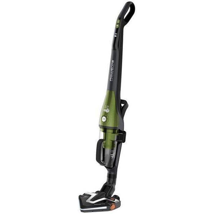 Rowenta Air Force Serenity Aspirateur balai sans fil 25,2 V Anti-bruit Double filtration Technologie Delta Vert