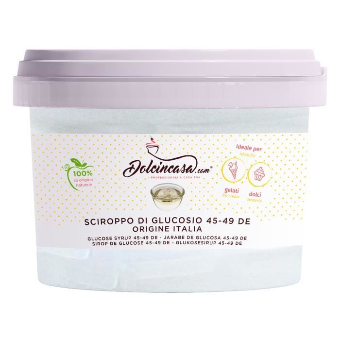 Sirop de Glucose pour Crème Glacée Sucreries 45-49 Equivalent Dextrose Substitut de Sucre Riche en Maltose Liquide Purifié 500 GR