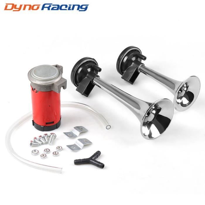 Klaxon à Air puissant universel pour voiture, 12V, 450 Hertz, double trompette, compresseur Bocina pour camio