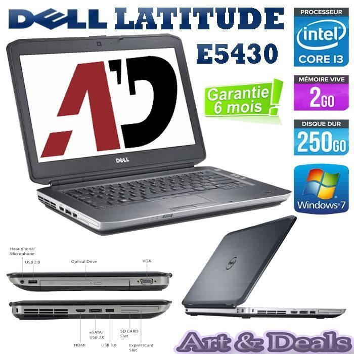 Dell Latitude E5430 Core I3 Ram 2go 250go