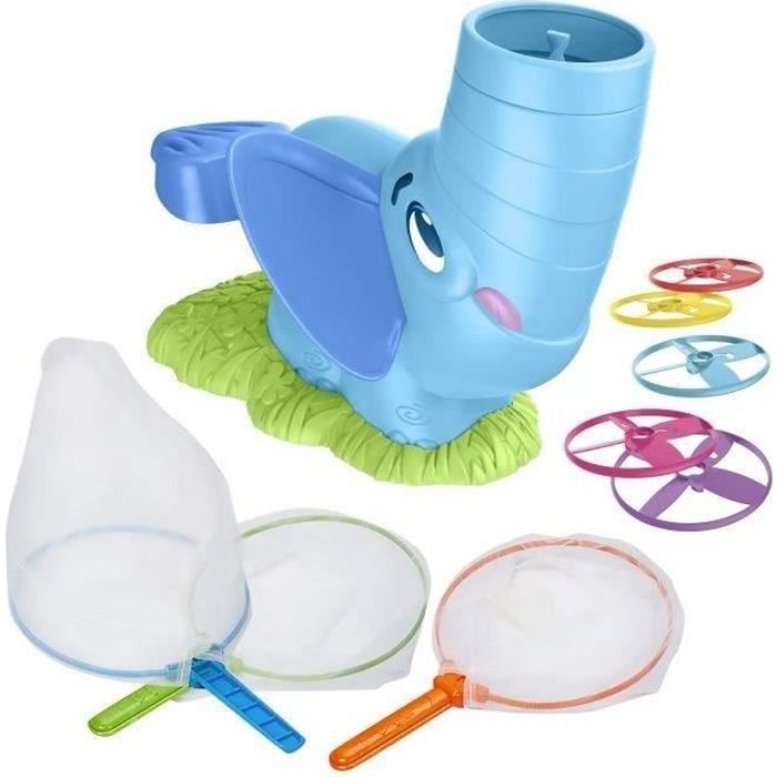 Elefun Flyers - Hasbro Gaming - Jeu de chasse aux papillons pour enfants - 1 à 3 joueurs - dès 4 ans