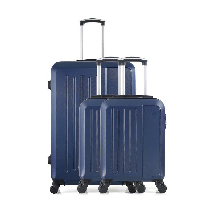 HERO – SET DE 3 - ABS – 75cm – 4 roues – VESUVIO-P – MARINE