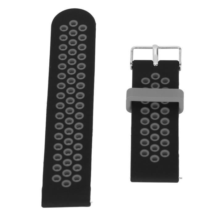 HURRISE Bracelet de montre de sport pour Huawei Watch GT Bracelet de montre de sport universel en silicone de 22 mm pour montre