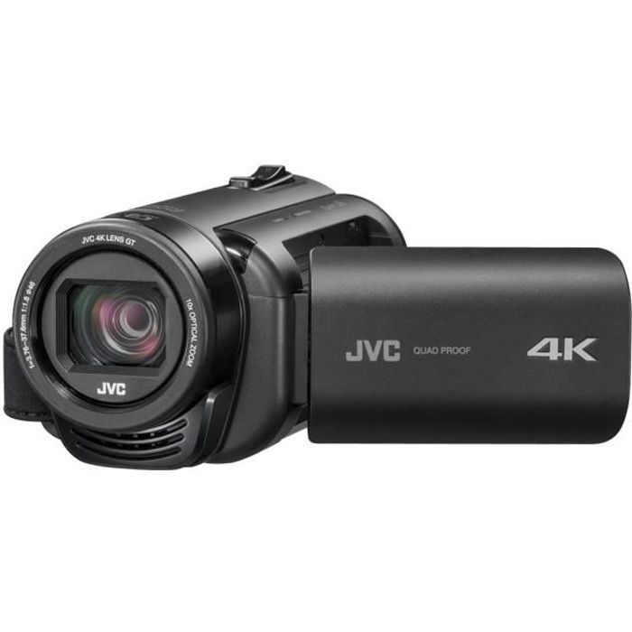 JVC EverioR GZ-RY980HEU Caméscope 4K - 30 pi-s 18.9 MP 10x zoom optique carte Flash sous-marin jusqu'à 5 m noir