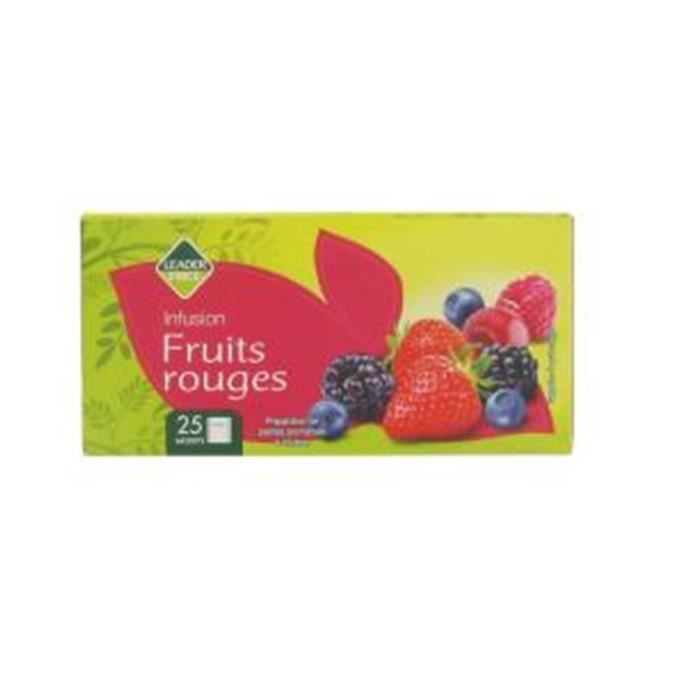 Infusion fruits rouges x25 sachets - 37.5g