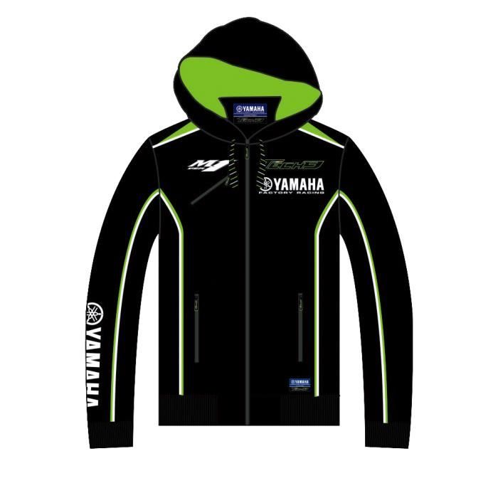 VESTE - SWEAT A CAPUCHE - HOODIE - OFFICIEL TECH3 YAMAHA MOTOGP