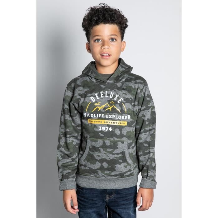 DEELUXE Sweat à capuche camouflage DAIKOSON Khaki
