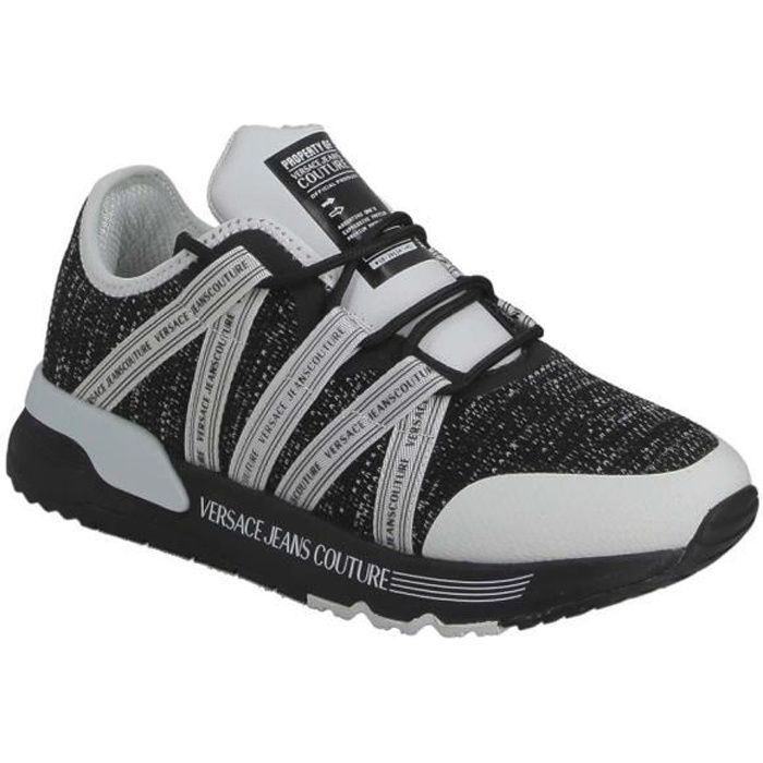 Basket Versace Jeans Couture Dynamic Dis.1 blanc et gris.-45