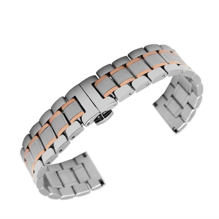 1 Pc bracelets de montre en acier inoxydable bracelet de pratique en pour hommes de élégant pour BRACELET DE MONTRE VENDU SEUL