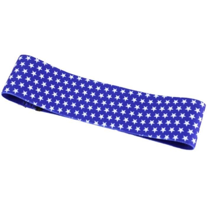 Latex Slip Coton RéSistance Bandes Butin ÉLastique Bandes Exercice pour Cuisse Hanches Glutes Pont Fitness Bleu