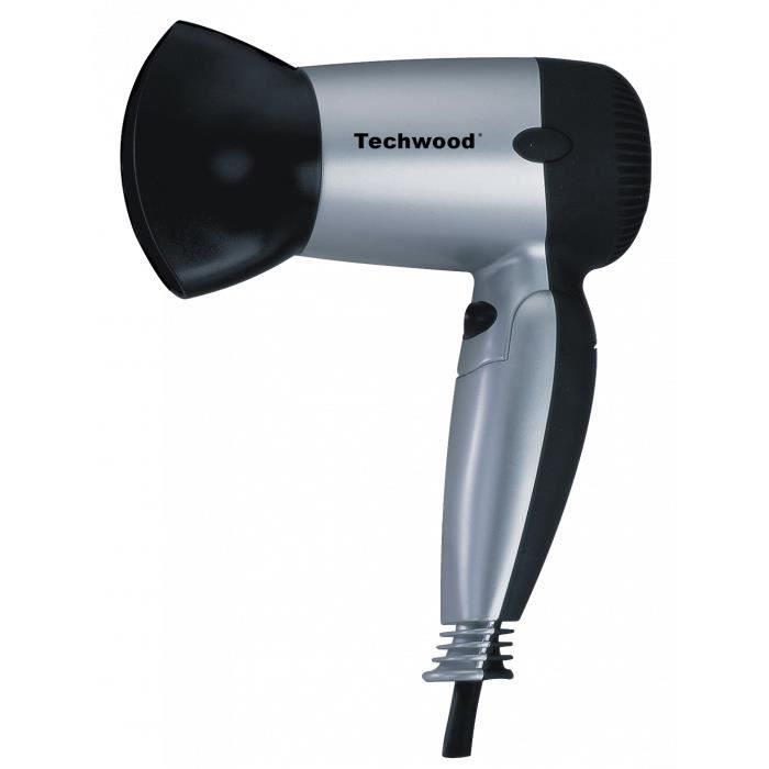 Techwood Sèche Cheveux de Voyage Gris TSC-1207
