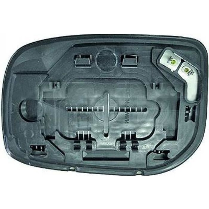 Miroir (convexe) de rétroviseur coté droit TOYOTA YARIS (P9) de 06 à 11 - OEM : 87908-0D260