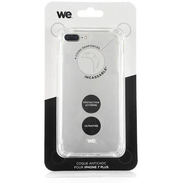 WE Coque pour iPhone 7 Plus Anti-choc Transparente