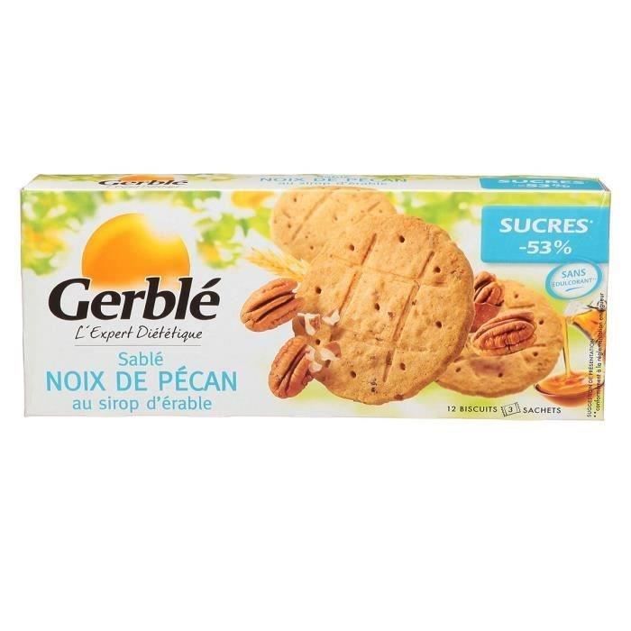 GERBLE Biscuits Noix de Pécan au Sirop d'Erable - 132 g