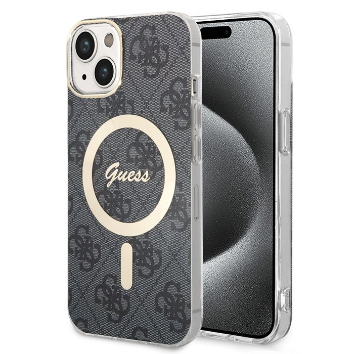 Coque pour iPhone 15 Plus Guess IML 4G MagSafe GUHMP15MH4STW - vue 2