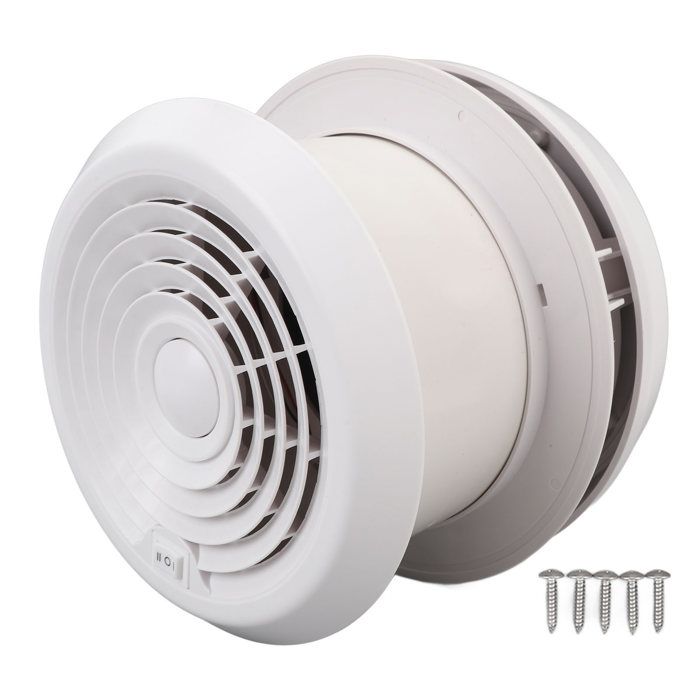 SALUTUYA Ventilateur déchappement pour toit en VR Ventilateur déchappement du toit 12V RV 5000 tr / min moteur antiderapant - Salutuya