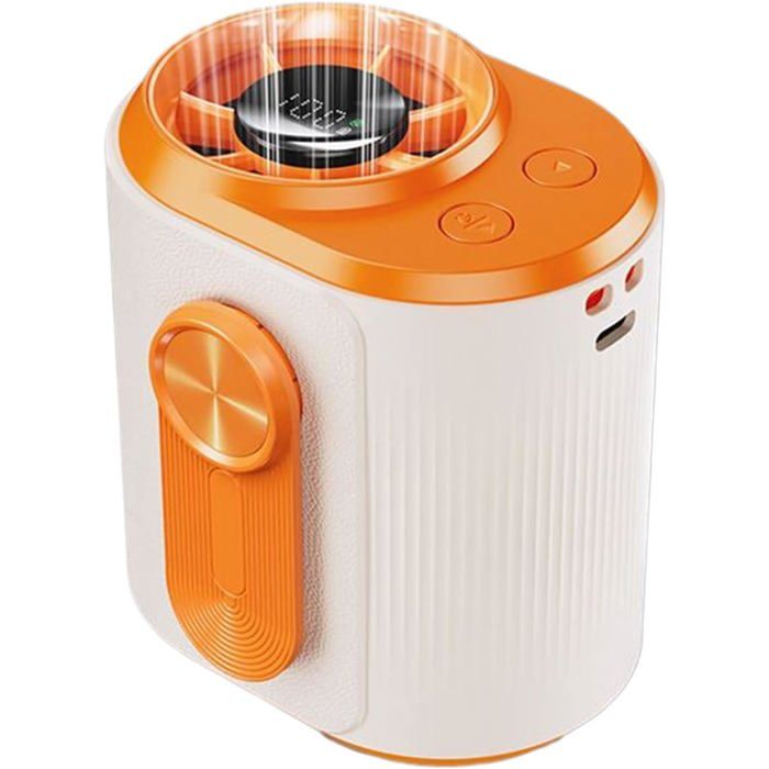 Ventilateur portable avec affichage numérique réglable à plusieurs niveaux adapté aux voyages en plein air au camping - House Of Harlow 1960