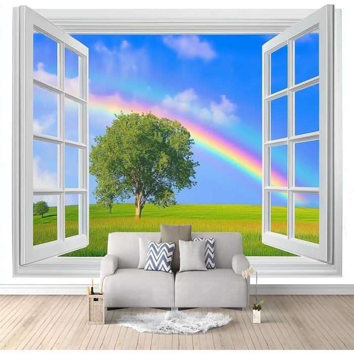 Papier Peint Panoramique 3D 350x256 cm (L x H) Papier Peint soie ...