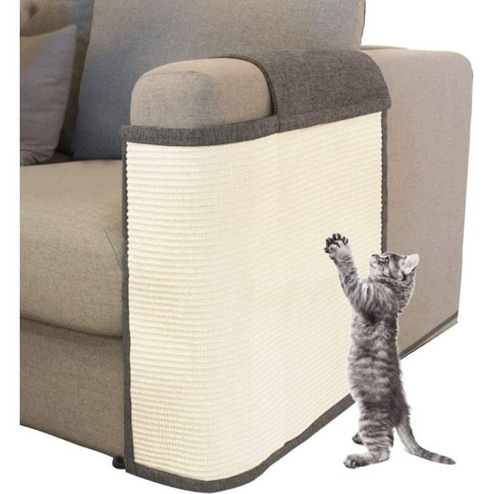 Meilleurs prix pour Coussin de protection des canapés à gratter de chat planche à gratter de chat utilisée pour protéger la chaise du canapé