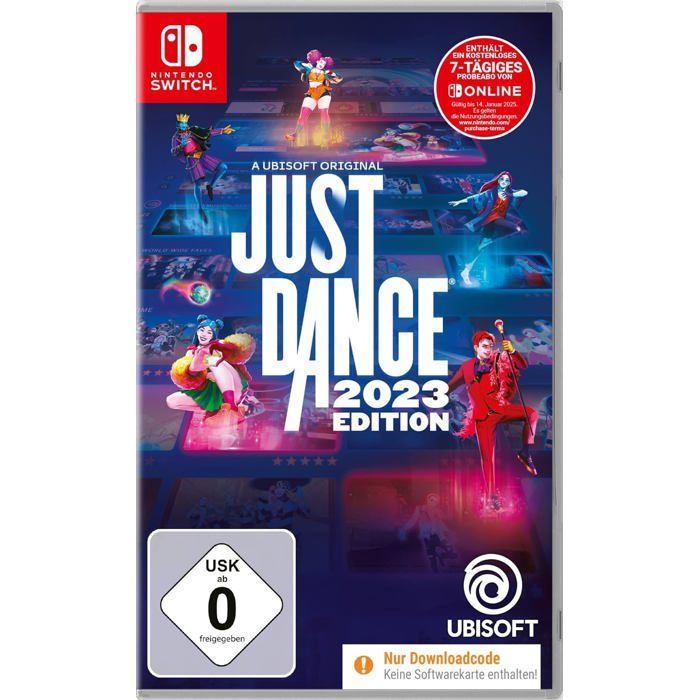 Jeu vidéo UBISOFT Just Dance 2023 Edition Code de téléchargement Multijoueur en ligne jusquà 5 Interface moderne
