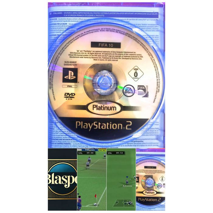 Ea Sports Fifa 10 – PS2 – Cd Seul Sans Boîtier – Jeu De Football