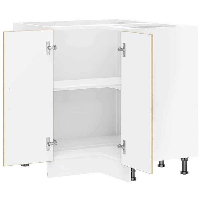 Moderne Placard dangle de cuisine Lucca SWEETY Meuble bas de cuisine chêne sonoma bois dingénierie 75.5x75.5x81.5 cm BB965
