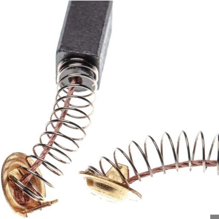 2x balai de charbon pour moteur électrique 6 5 x 7 5 x 12 5mm compatible avec Hitachi G12SR2 G13S1 G13SB G13SR G13SR2 GP2 GP