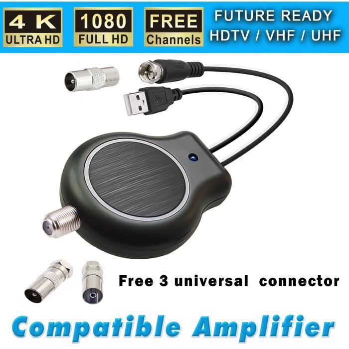 Antenne Radio FM Intérieure ANT-108SE - Fil 3,2 M, Gain 5 DB, Facile à Installer Avec Adhésif, Pour Ampli Ou Récepteur