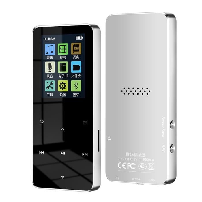 Lecteur MP4 16Go Android Avec Bluetooth WiFi - Écran 4" Tactile, Spotify YouTube Pour Enfants Et Adultes