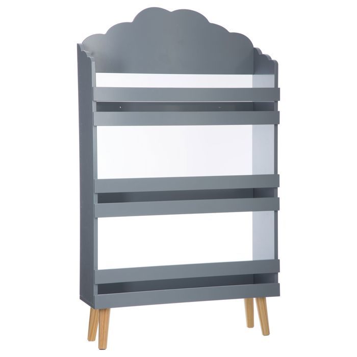 Atmosphera Kids - Bibliothèque enfant Nuage - 58 x H. 100 cm - Gris