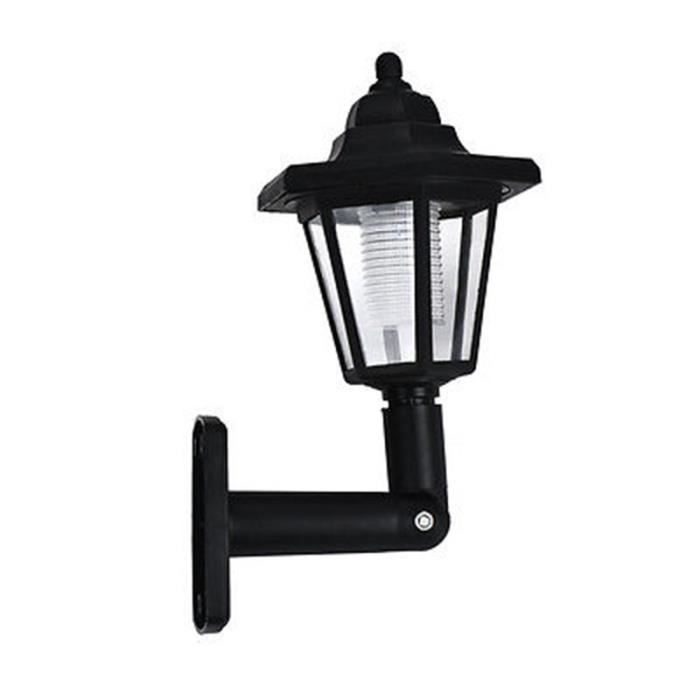 Wxx70408211 Lanterne Murale A Action Solaire Led Lampe Murale Porte A Cloture Jardin Exterieur Cdiscount Maison