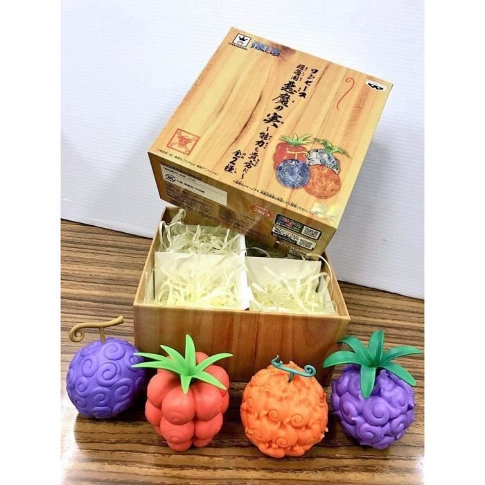 Figurine One Piece Boite Fruits Du Demond Anime One Piece Fruit Ace Et Luffy Devil Fruit Cdiscount Jeux Jouets